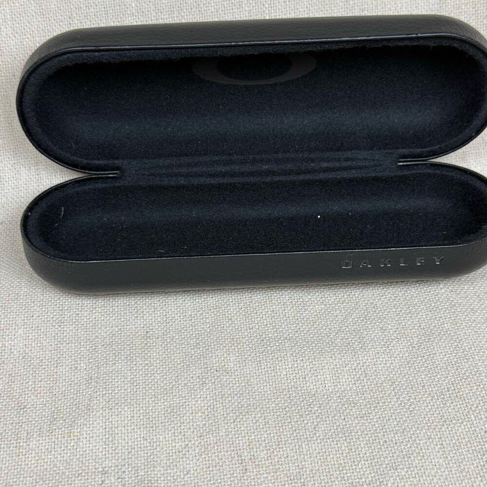 Oakley Hard Shell Eyeglasses Case Black Faux Leather Sunglass Case - Picture 6 of 10